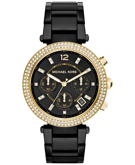 latest michael kors watches for ladies|Michael Kors black watches women.